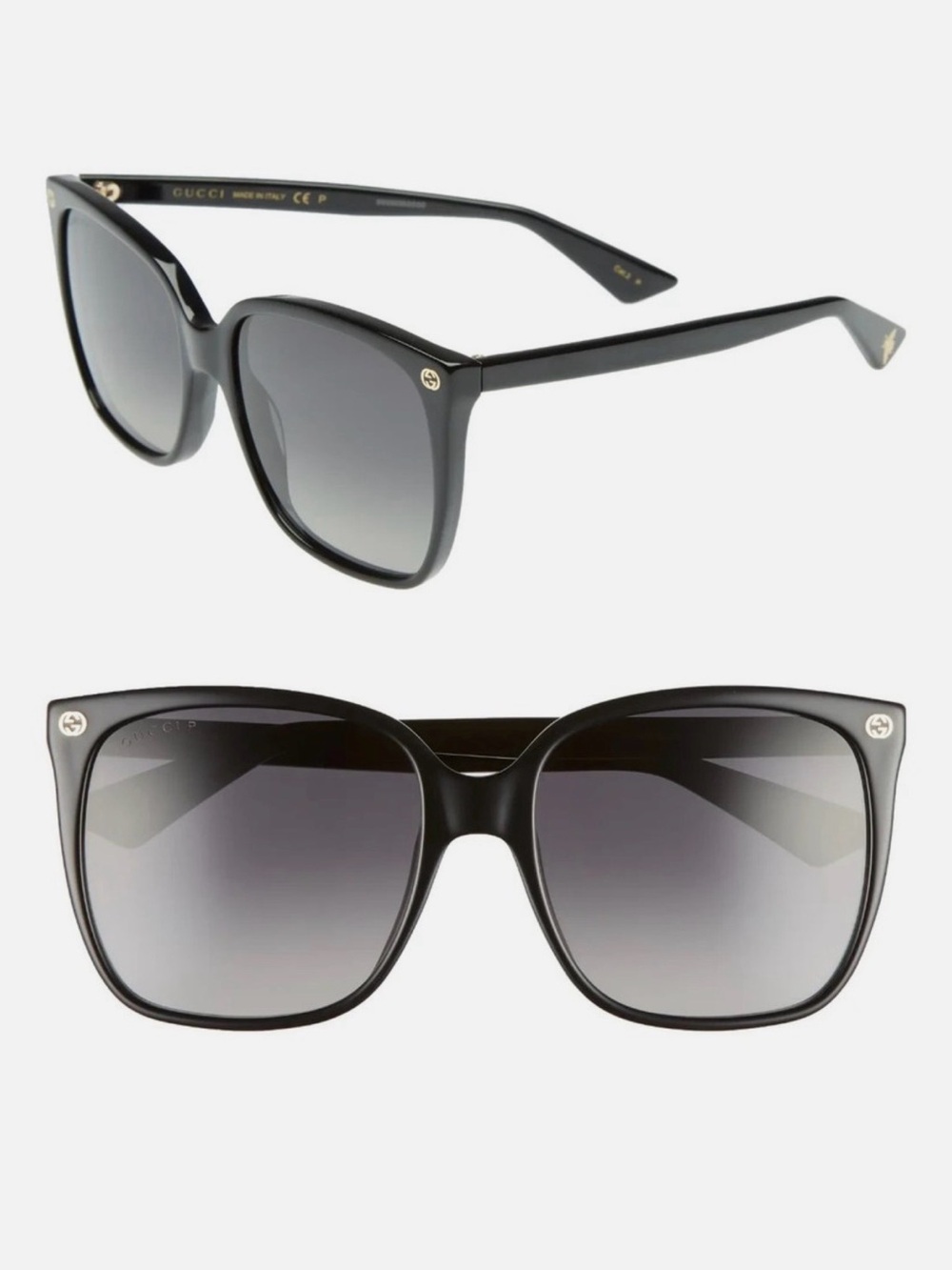 Gucci Women's 57mm Gradient Square Sunglasses GG0022S 007